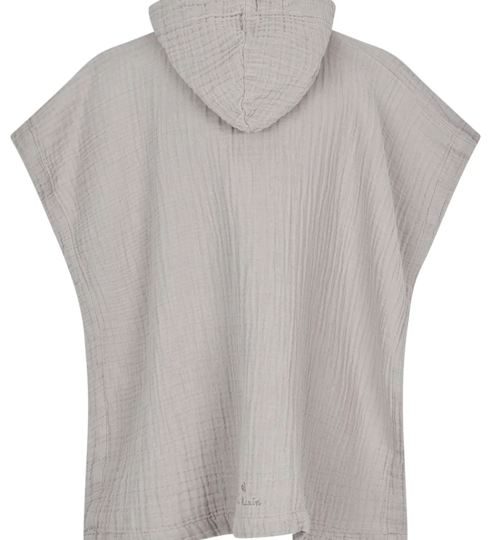Babyhåndklæde- Og Poncho|Håndklæder-Lille Kanin Badeponcho - Musselin - Brown Smoke