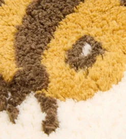 Little Dutch Tæpper|Gulvtæpper*Gulvtæppe - 110x110 cm - Beige m. Ræv/Bi