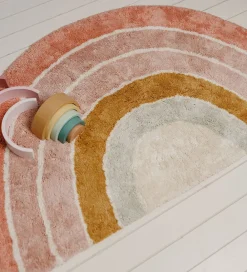 Tæpper|Gulvtæpper-Little Dutch Gulvtæppe - 80x130 cm - Pink Regnbue