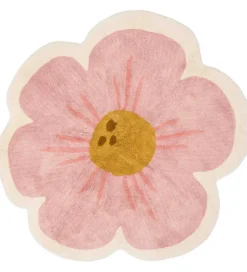 Little Dutch Tæpper|Gulvtæpper*Gulvtæppe - 110x110 cm - Pink Blomst