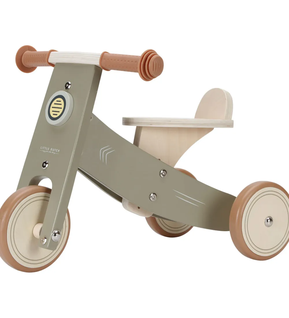 Little Dutch Motorisk Legetøj|Løbecykler*Løbecykel - Træ - Olive