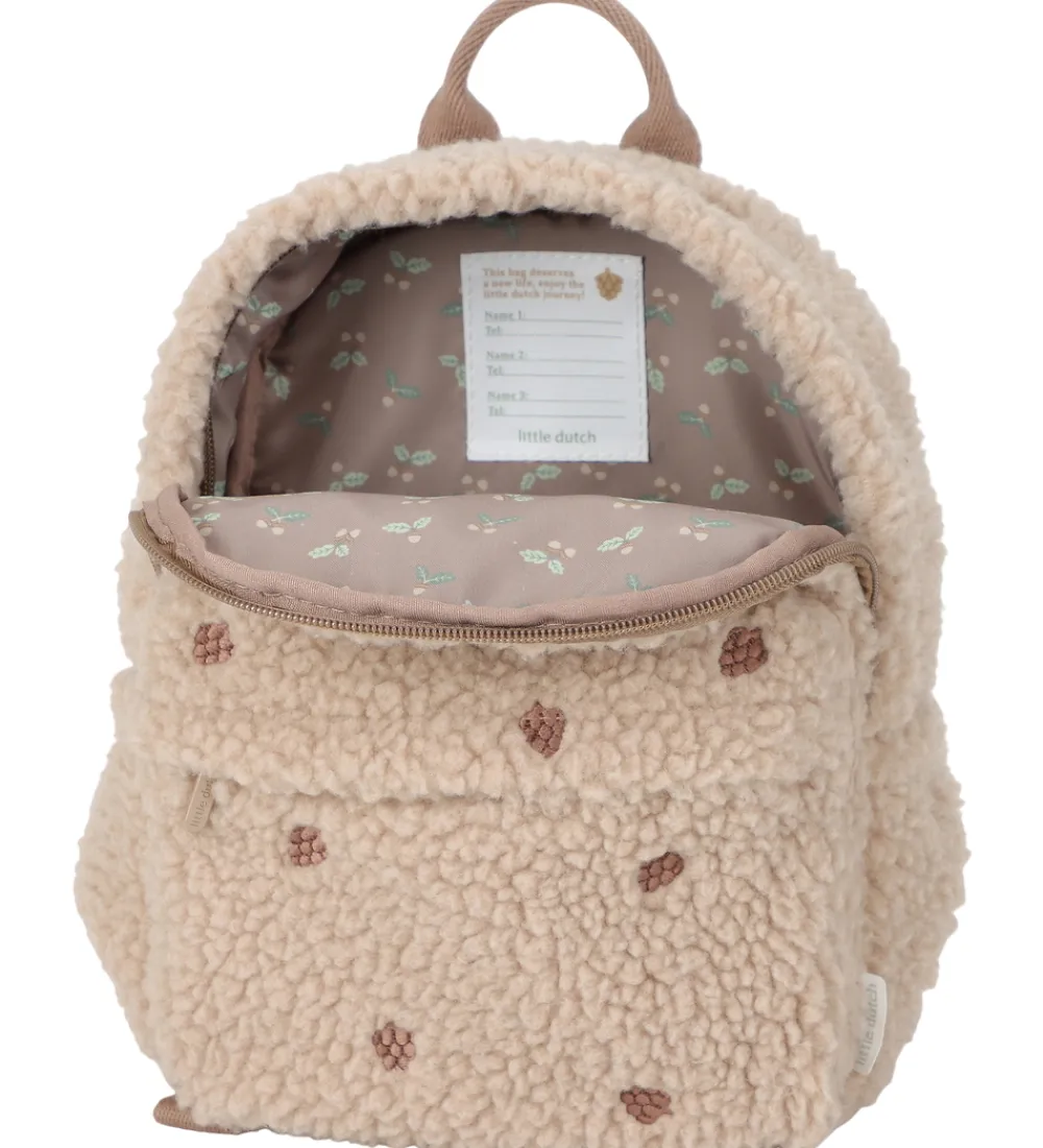 Little Dutch Rygsække*Rygsæk - Teddy Forest Friends - Beige