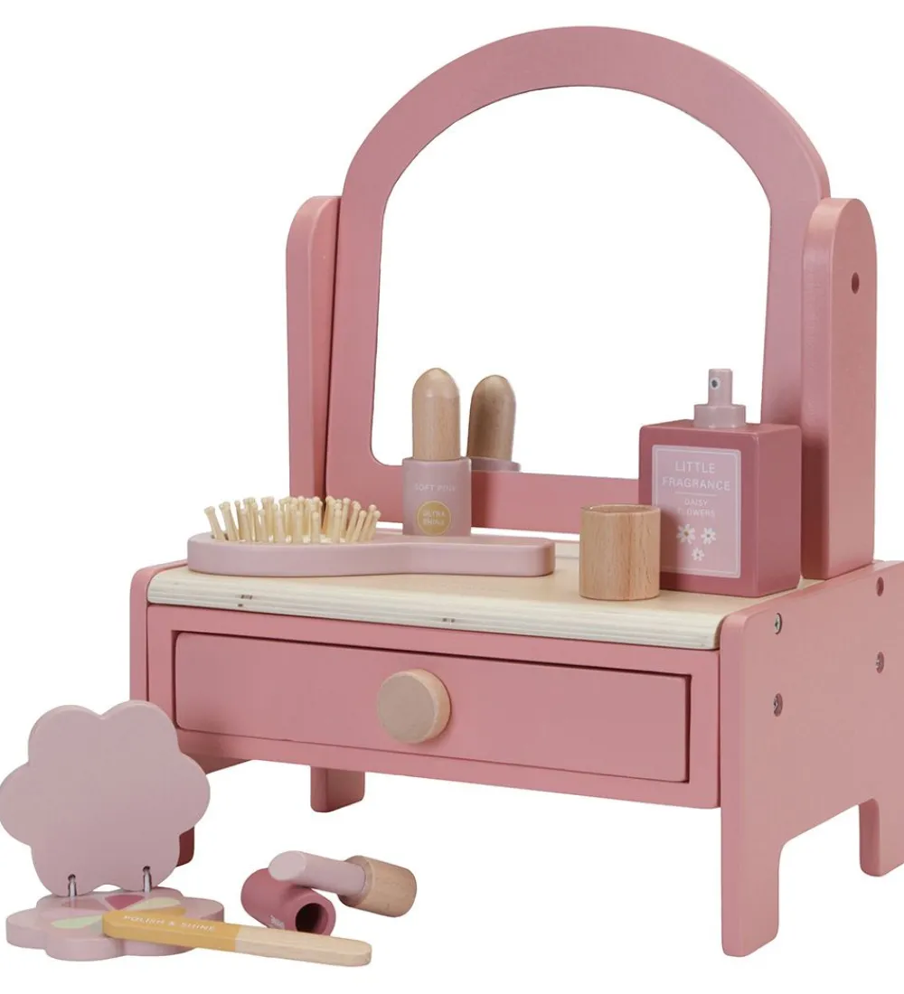 Little Dutch Legekøkken Og Legemøbel*Sminkebord - Træ - Rosa