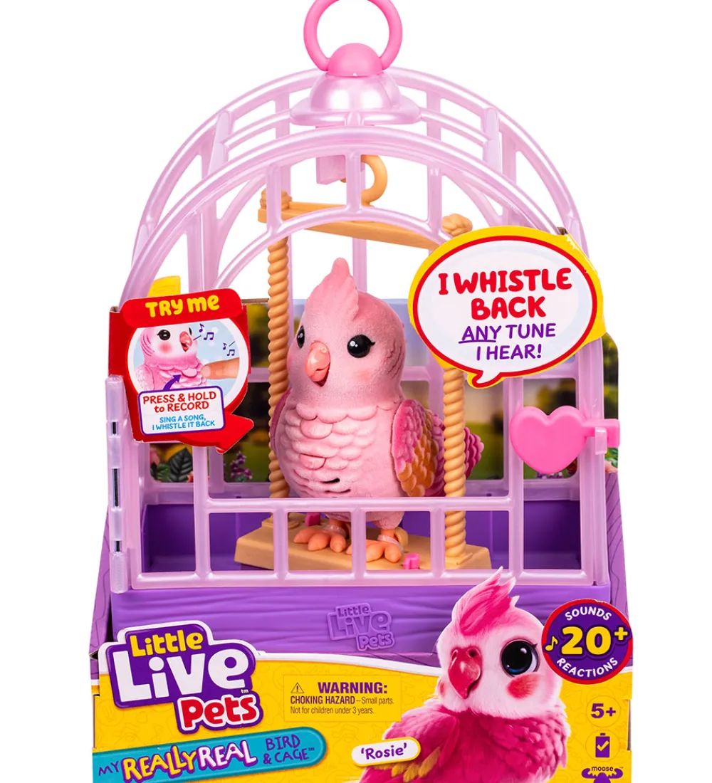 Little Live Pets Figurer*- My Really Real Bird & Cage - Rosie
