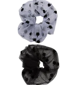 Scrunchies-Little Pieces Scrunchies - LpJeppa - 2-pak - Purple Heather/Blac