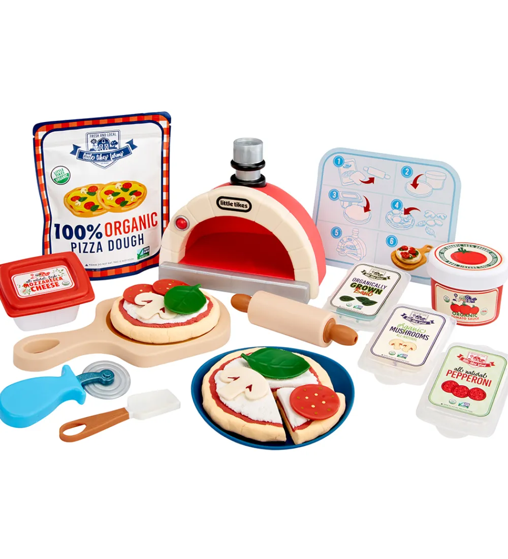 Rolleleg|Legemad-Little Tikes Legemad - Creative Chefs - 22 Dele - Pizzasæt