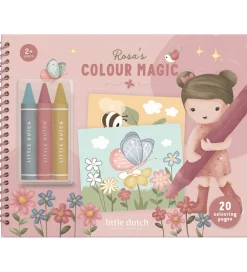 Malebog|Kreativ Leg-Little Dutch Litttle Dutch Malebog - Rosa