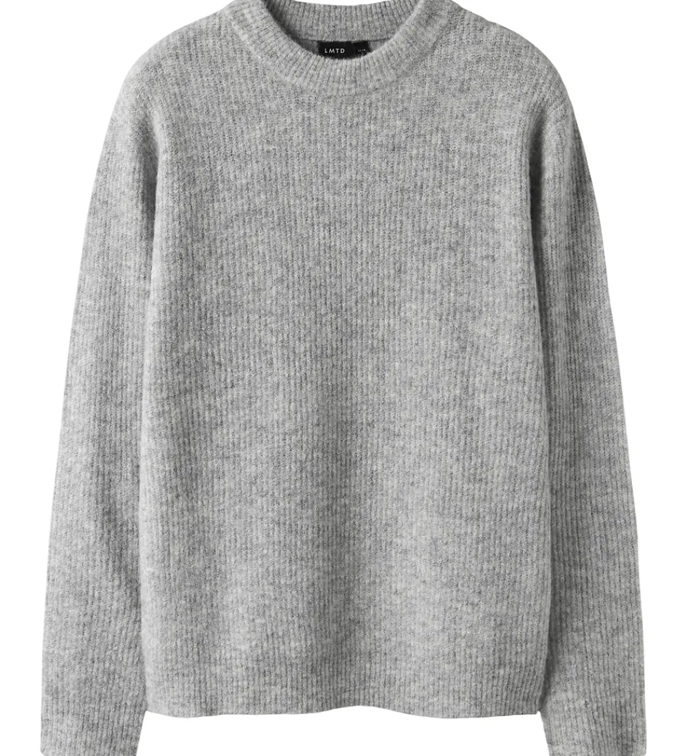 LMTD Bluser*Bluse - Strik - Noos - NlmKleave - Light Grey Melange