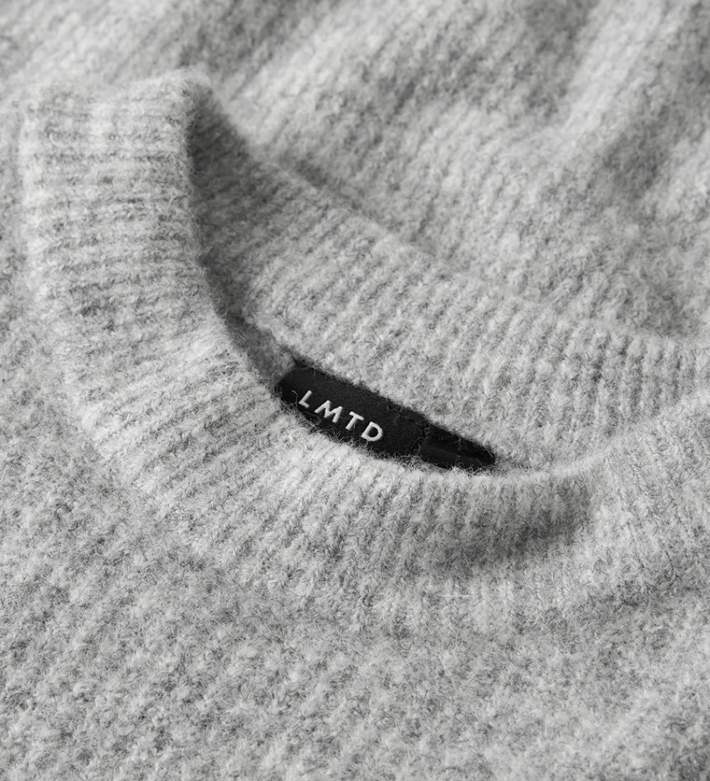 LMTD Bluser*Bluse - Strik - Noos - NlmKleave - Light Grey Melange