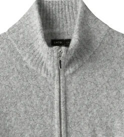 Striktrøjer-LMTD Cardigan - Strik - NlfRiaa - Light Grey Melange