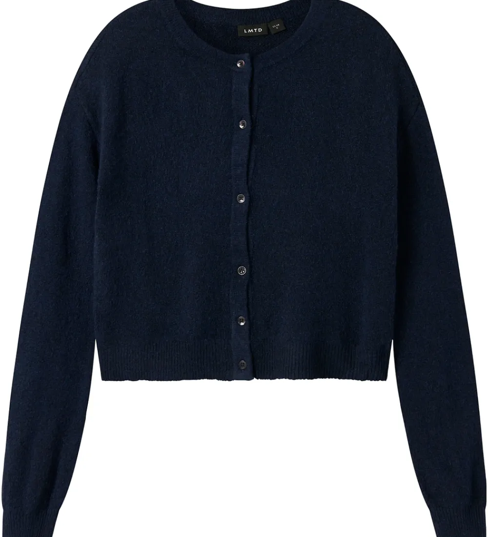LMTD Striktrøjer*Cardigan - Strik - Noos - NlfLodet - Dark Sapphire