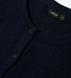 LMTD Striktrøjer*Cardigan - Strik - Noos - NlfLodet - Dark Sapphire