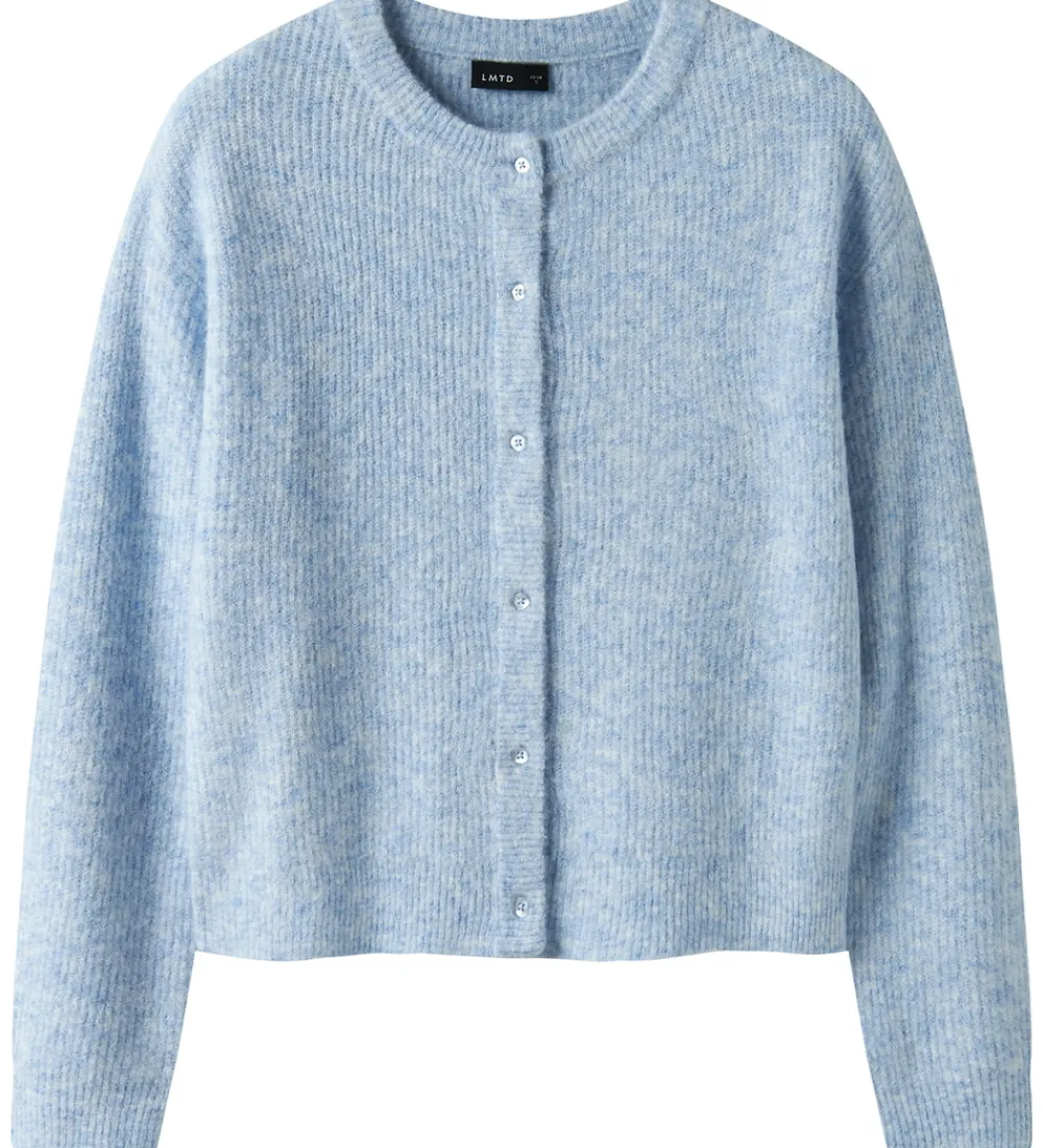 LMTD Striktrøjer*Cardigan - Strik - Noos - NlfKleaves - Kentucky Blue