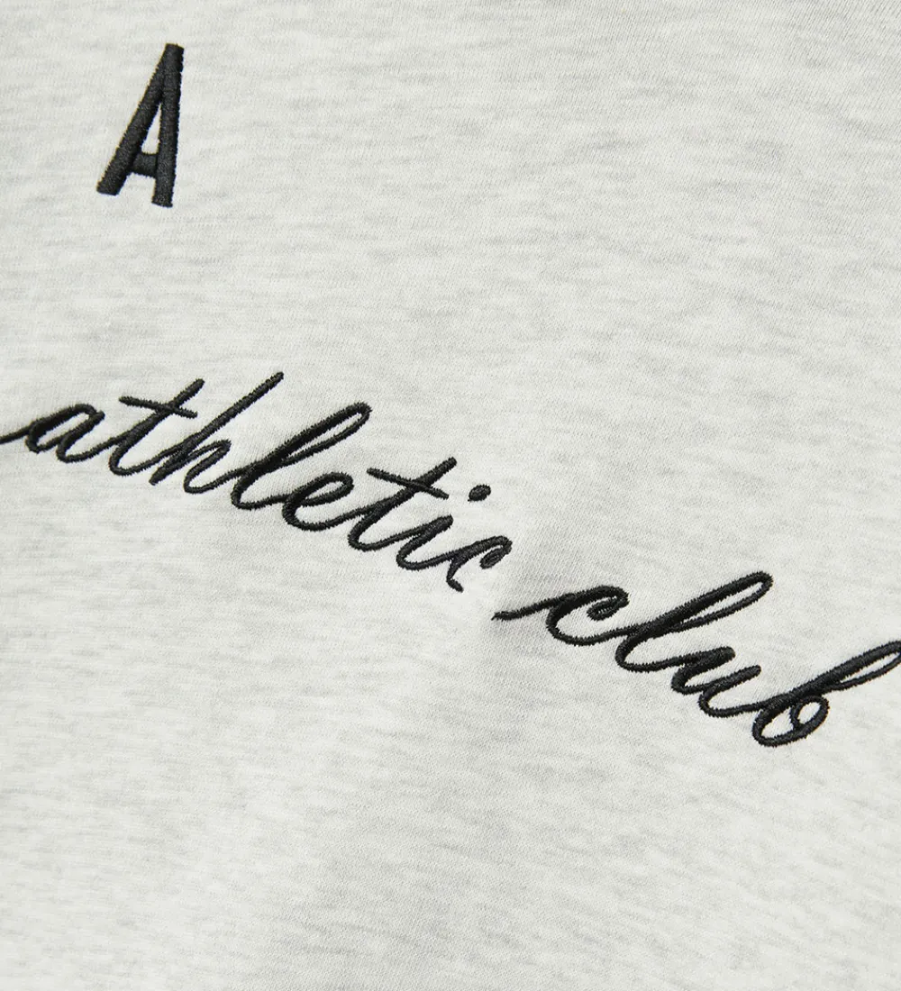 LMTD Hættetrøjer*Hættetrøje - NlmNaclub - Lysegråmeleret m. Print