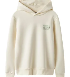 Hættetrøjer-LMTD Hættetrøje - NlnHulp - Antique White/Jolly Green/Sort