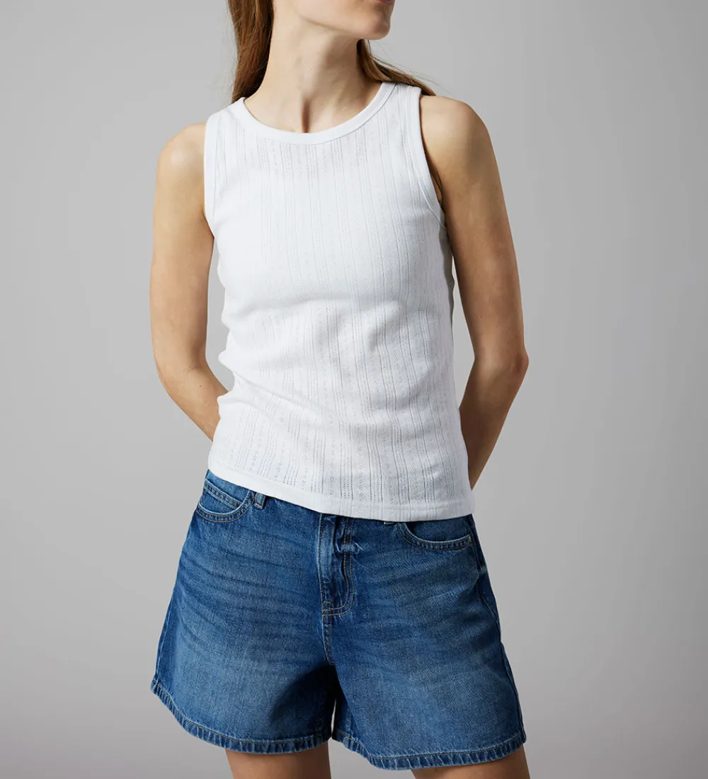 LMTD Shorts Og Knickers*Shorts - NlfBett - Medium Blue Denim