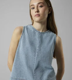 LMTD Toppe*Top - NlfNamel - Medium Blue Denim