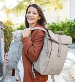 Pusletasker-Lässig Pusletaske - GRE Rolltop Up Backpack - Taupe