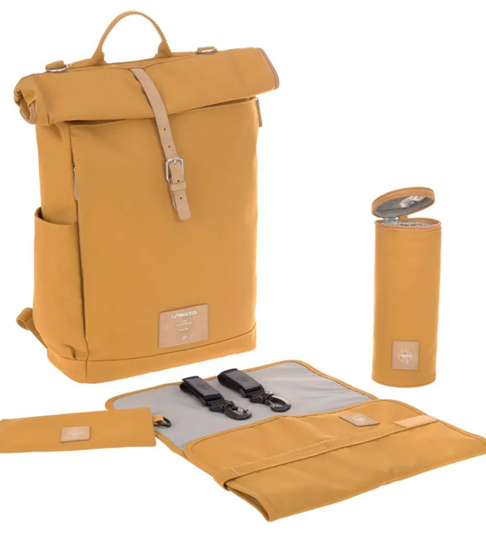 Pusletasker-Lässig Pusletaske - GRE Rolltop Backpack - Curry