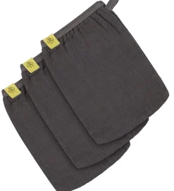 Lässig Vaskeklude*Vaskehandske - 3-pak - Anthracite