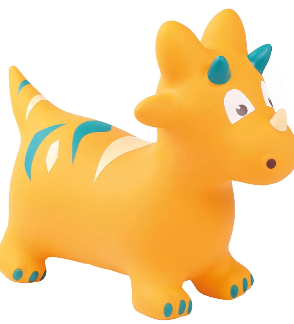 Ludi Tumledyr|Motorisk Legetøj*Hoppedyr - Dino - Orange