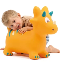 Ludi Tumledyr|Motorisk Legetøj*Hoppedyr - Dino - Orange