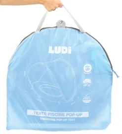 Ludi Legetelte|Legetelte*Skyggetelt - UV50 - 115x80 cm - Blå/Mint