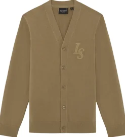 Striktrøjer-Lyle & Scott Cardigan - Strik - Monogram - Tigers Eye