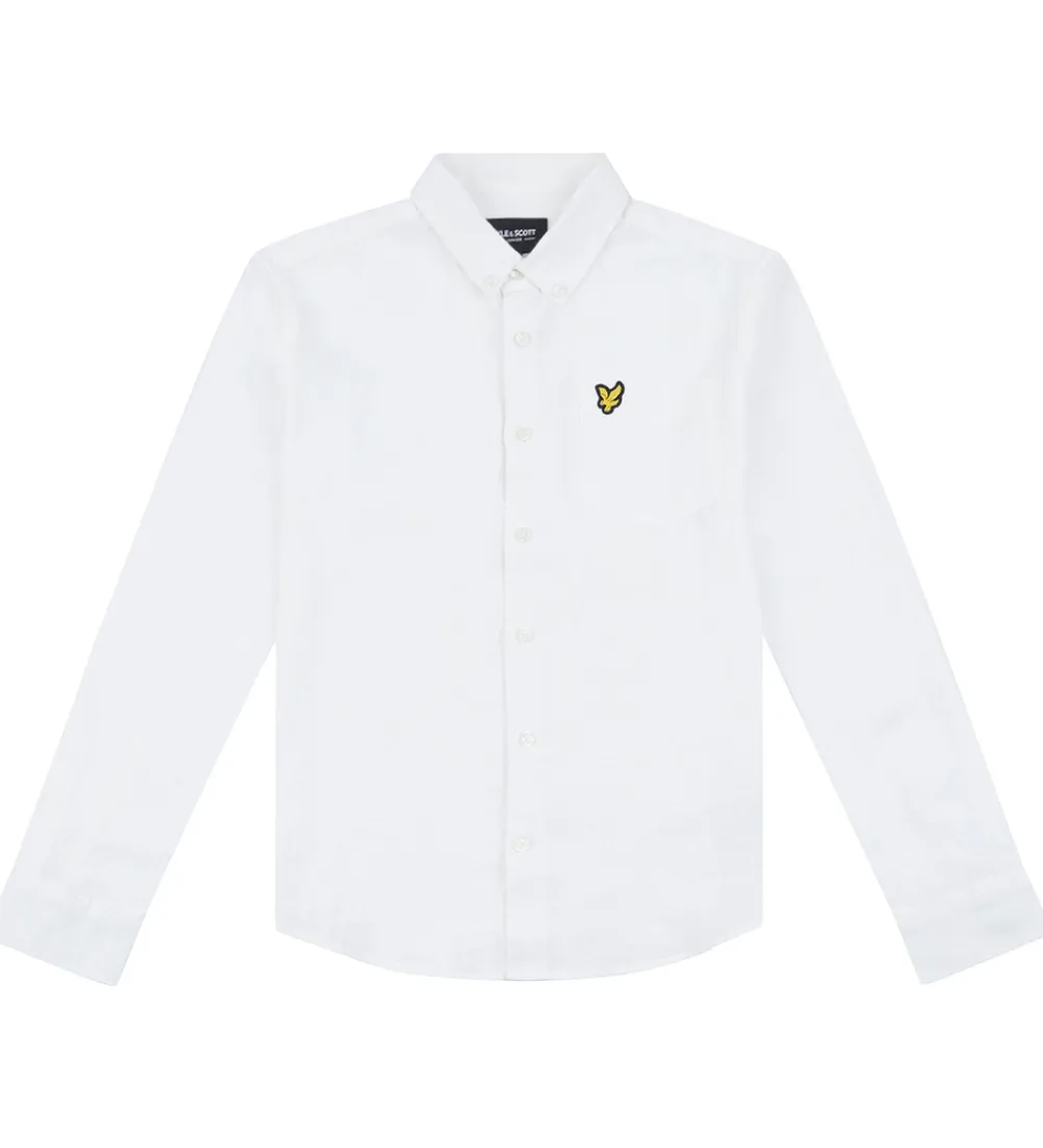 Lyle & Scott Konfirmationstøj*Skjorte - Oxford - Hvid