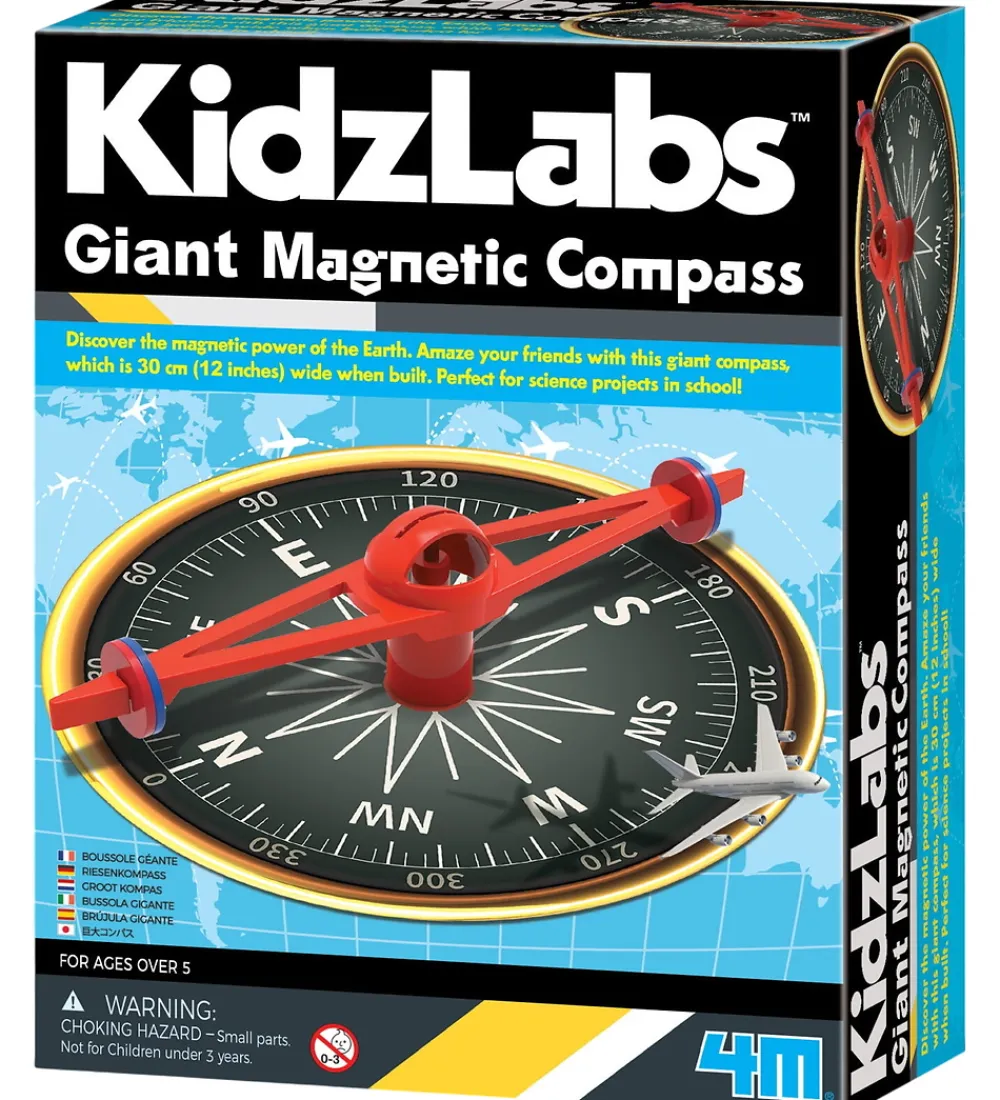 4M Kreasæt*Sæt - Kidz Labs - 30 cm - Kompas