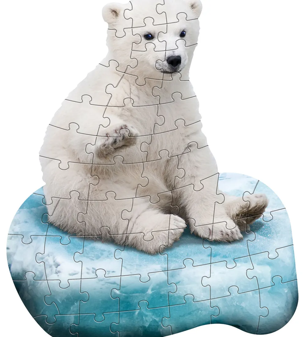 Puslespil-Madd Capp Puzzles Puslespil - I Am LiL' Polar Bear - 48 Brikker