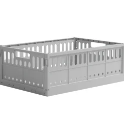 Made Crate Foldekasser|Bokse Og Kasser*Foldekasse - Maxi - 48x33x17,5 cm - Misty Grey
