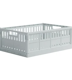 Made Crate Foldekasser*Foldekasse - Maxi - 48x33x17,5 cm - Ice Cube Blue