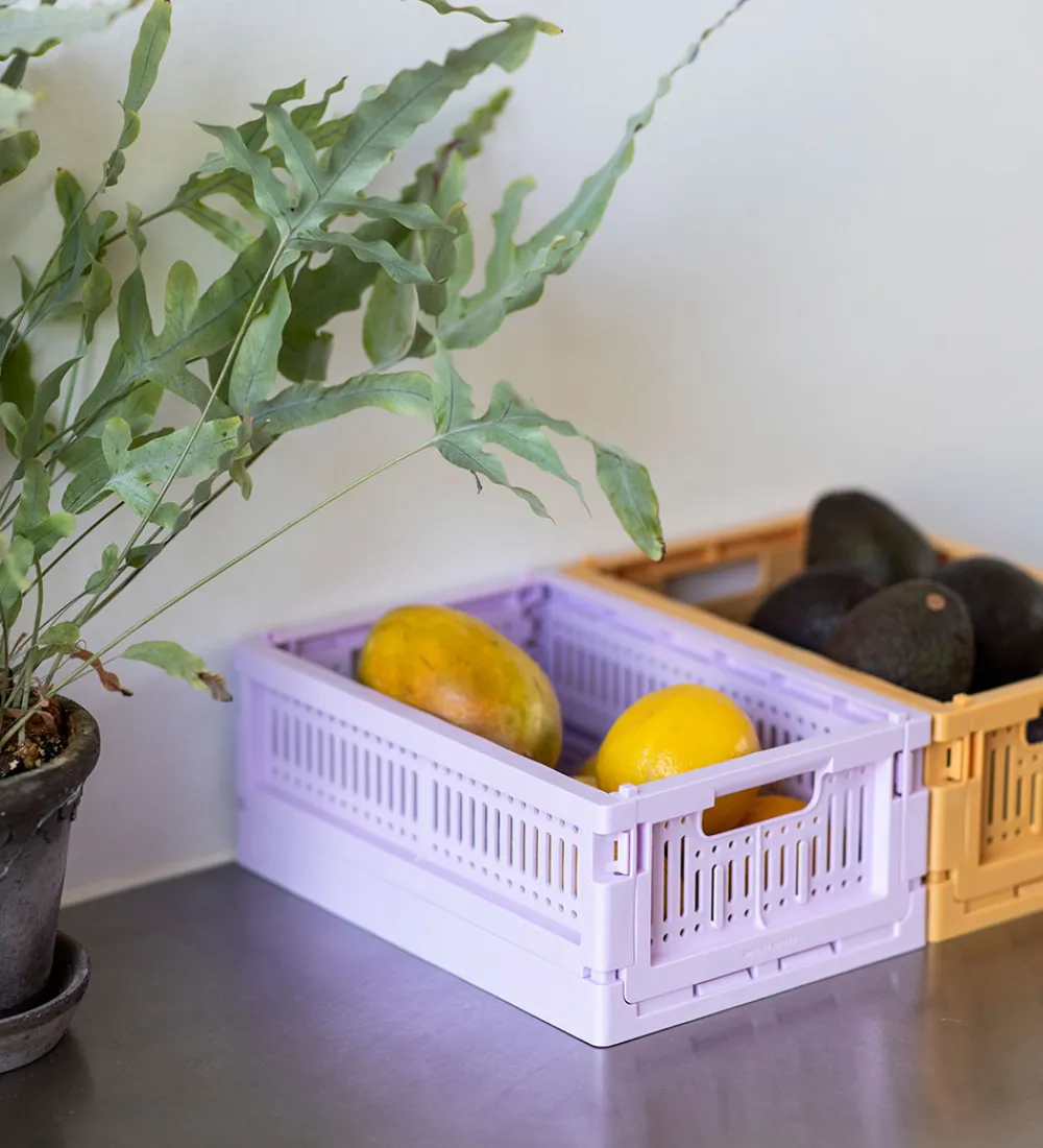 Made Crate Foldekasser*Foldekasse - Mini - 24x17x9,5 cm - Mustard