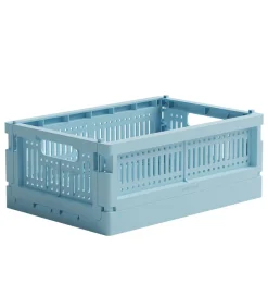 Foldekasser-Made Crate Foldekasse - Mini - 24x17x9,5 cm - Crystal Blue