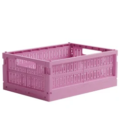 Foldekasser-Made Crate Foldekasse - Midi - 33x24x13 cm - Soft Fuchsia