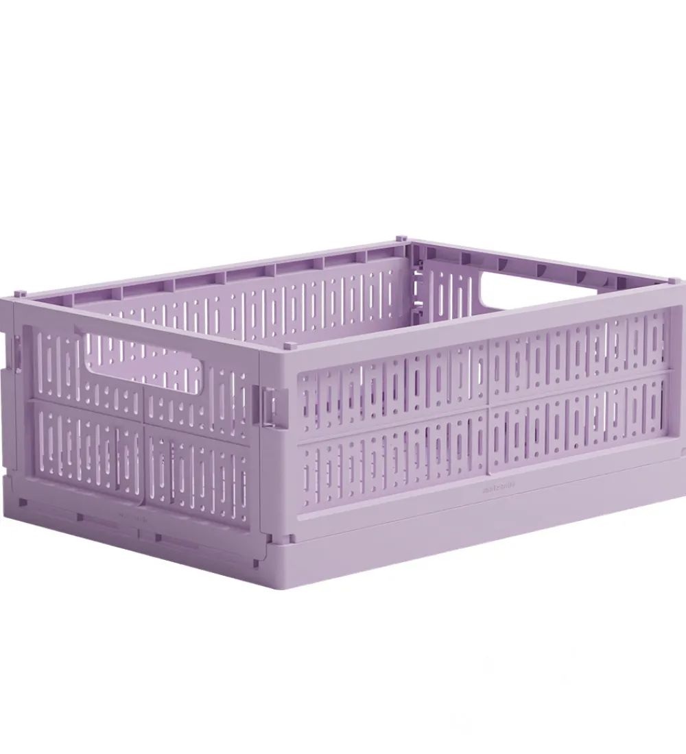 Made Crate Foldekasser*Foldekasse - Midi - 33x24x13 cm - Lilac