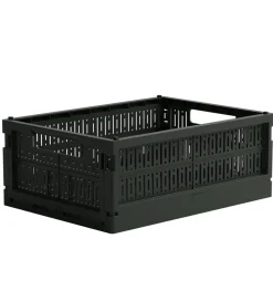 Foldekasser-Made Crate Foldekasse - Midi - 33x24x13 cm - Washed Black Sweate