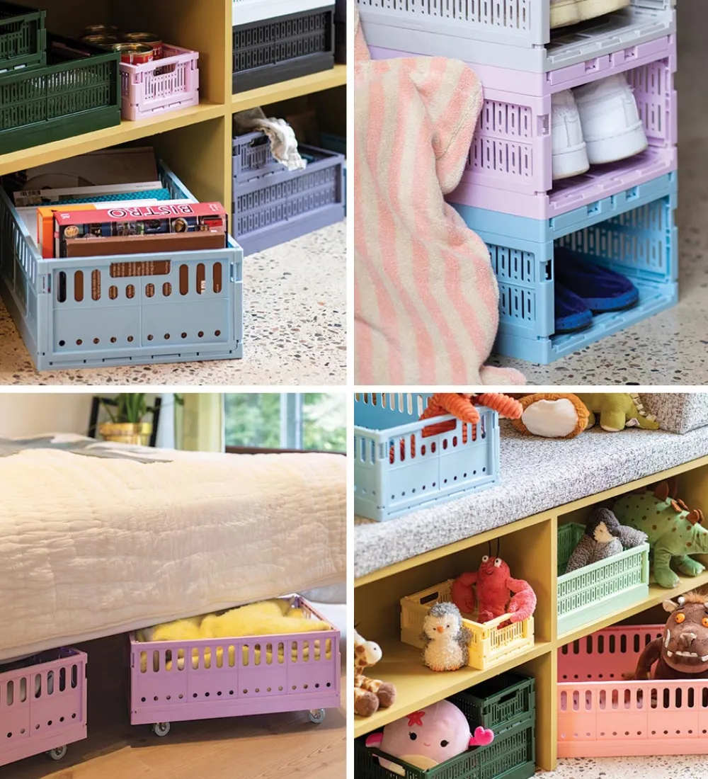 Foldekasser-Made Crate Foldekasse - Midi - 33x24x13 cm - Green Bean Green