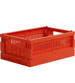Made Crate Foldekasser*Foldekasse - Mini - 24x17x9,5 cm - So Bright Red