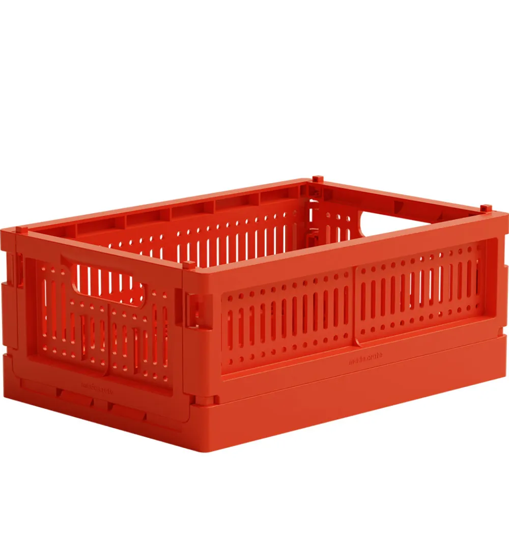 Made Crate Foldekasser*Foldekasse - Mini - 24x17x9,5 cm - So Bright Red