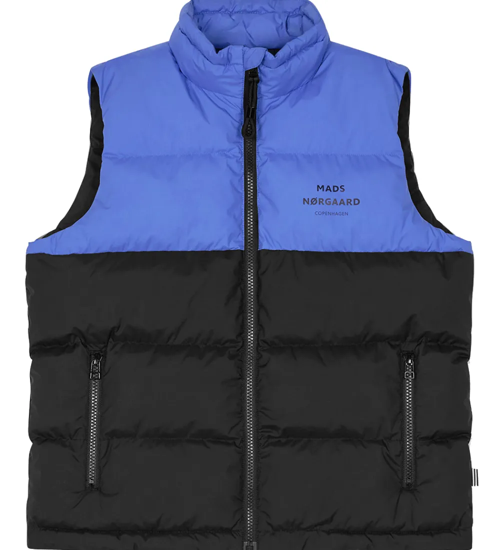 Mads Nørgaard Veste*Dynevest - Julo - Sort/Amparo Blue
