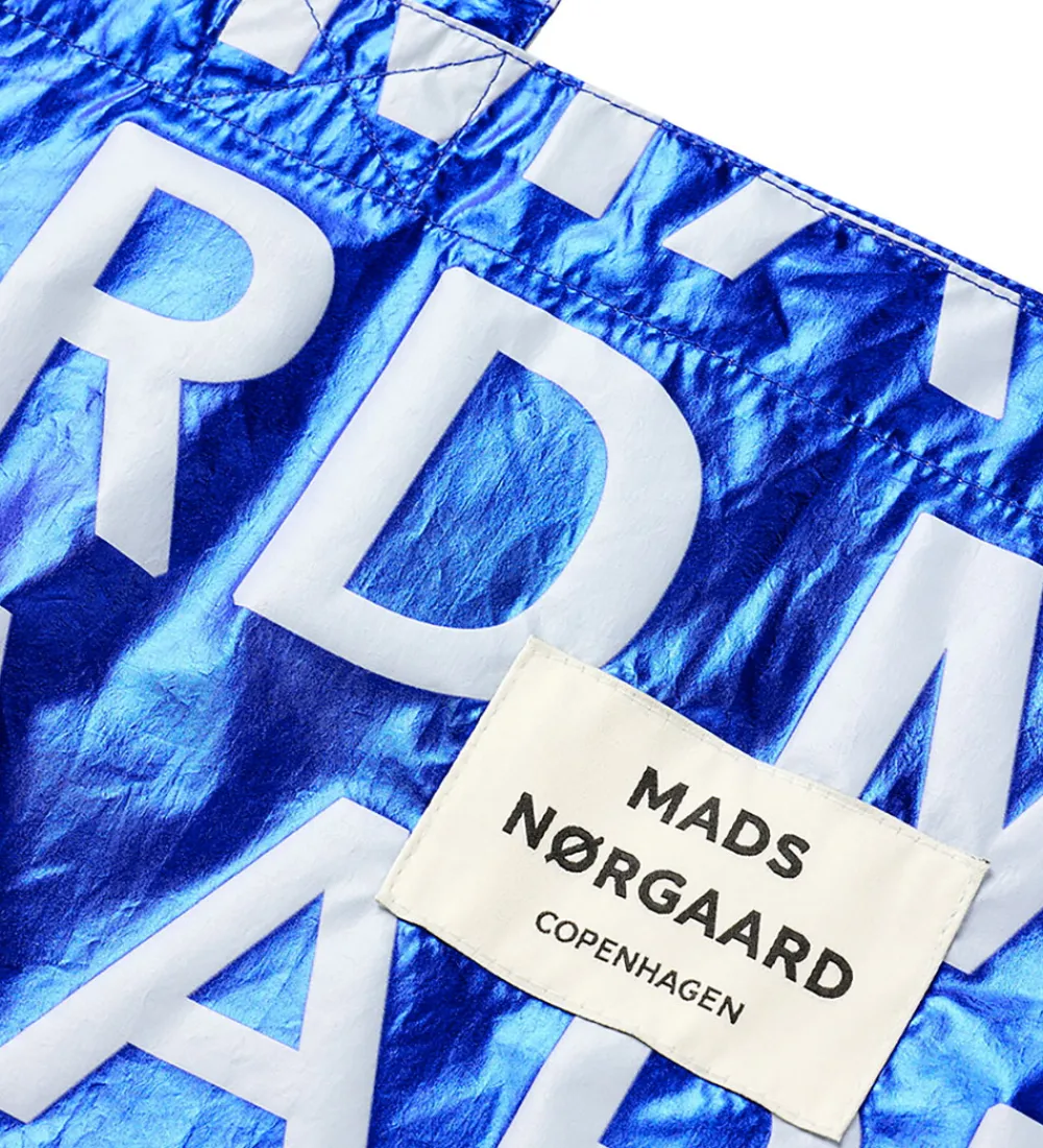 Mads Nørgaard Tasker|Shoppers*Shopper - Sacky Metallic Atoma - Blå