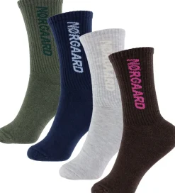 Mads Nørgaard Strømper*Strømper - Sock Box Logo Step up - 4-pak - Multi