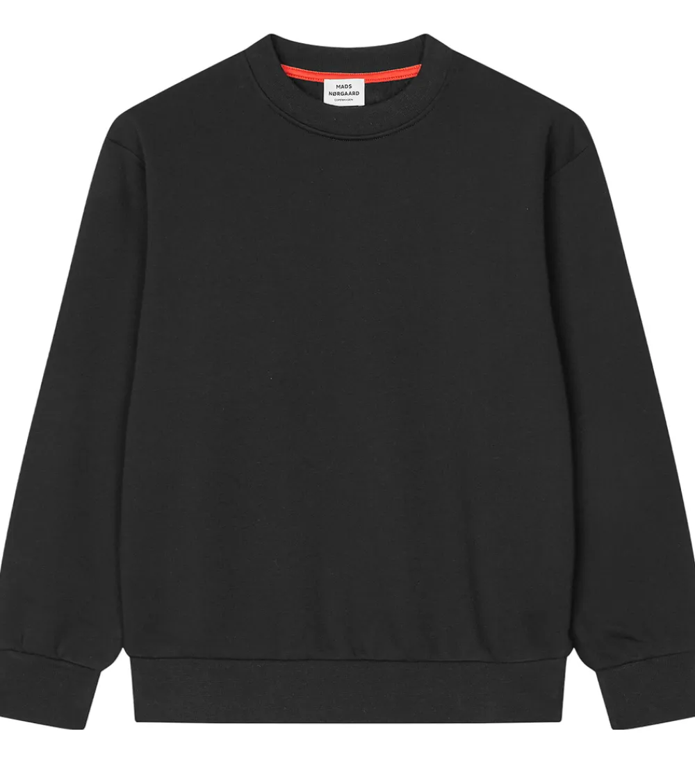 Sweatshirts-Mads Nørgaard Sweatshirt - Sonar - Jet Black