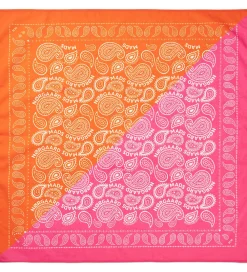Mads Nørgaard Tørklæder*Tørklæde - 55x55 cm - Pink/Orange
