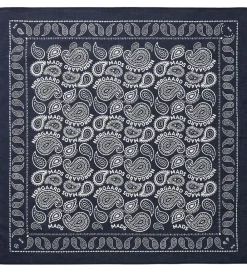 Mads Nørgaard Tørklæder*Tørklæde - 55x55 cm - Paisley - Parisian Night