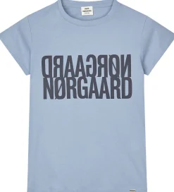 Mads Nørgaard T-Shirts*T-shirt - Tuvina Logo - Faded Denim