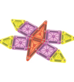 Magnetlegetøj|Konstruktionslegetøj-Magna-Tiles Magnetsæt - 55 Dele - Deluxe Travel Set + MicroMAGS