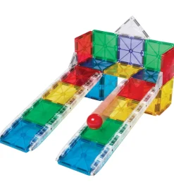 Magna-Tiles Magnetlegetøj|Konstruktionslegetøj*Magnetsæt - 33 Dele - Small Rail Racer + MicroMAGS